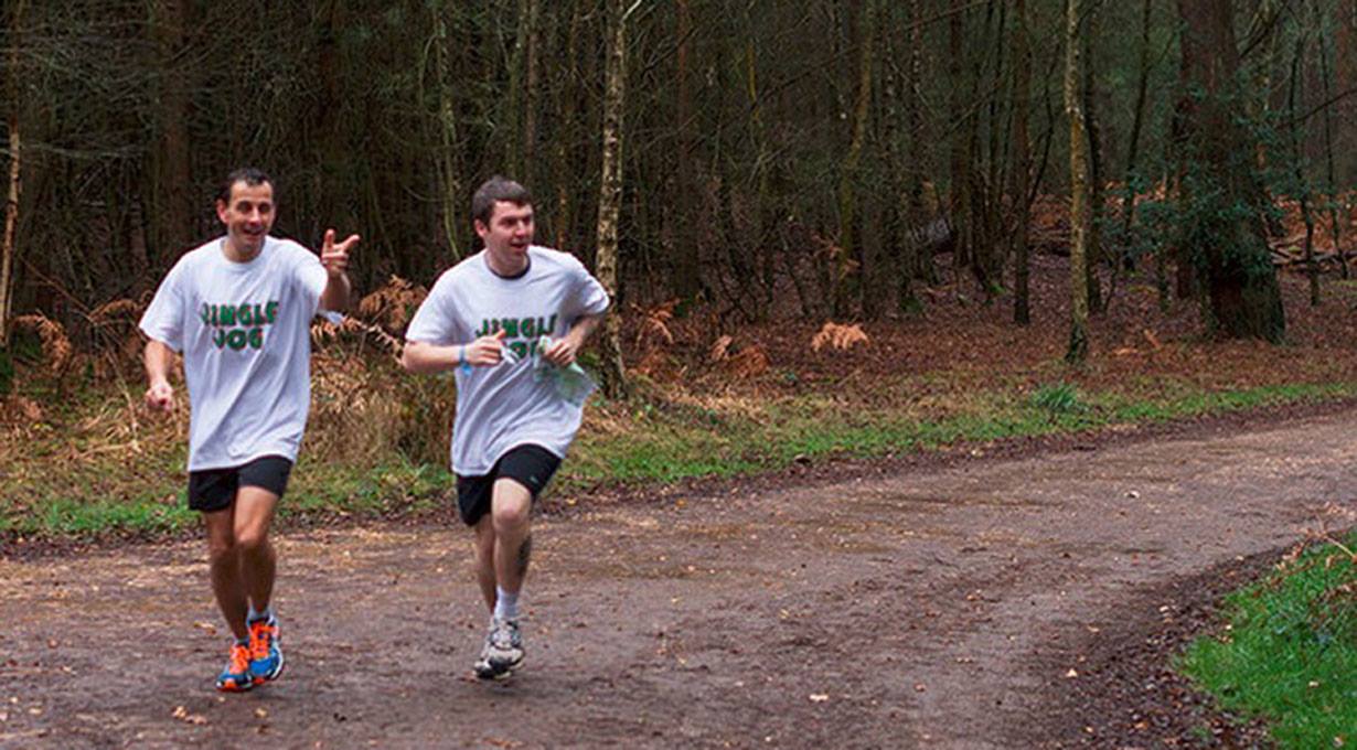 Photo taken at Sunday's 'Jingle Jog', raising funds for Diverse Abilities Plus. Credit of photo as taken by Elliott Svatos.