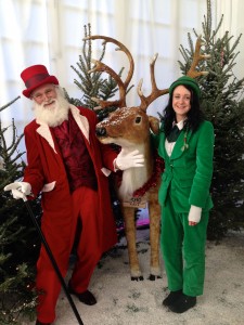 Santa Elf and Reindeer