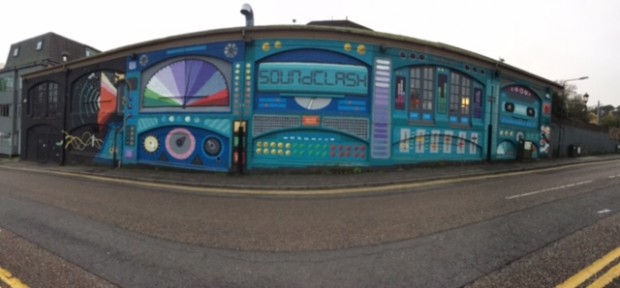 Soundclash mural in Bournemouth