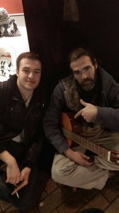 Me with Lee, 41, homeless resident of Bournemouth