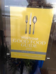 West Beach is included in the Waitrose Good Food Guide