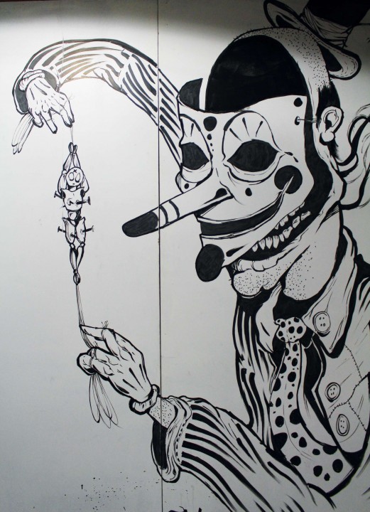 One of the winning pieces from the Secret Walls battle