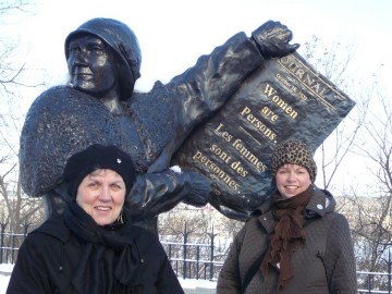 Jeanne Sarson and Linda MacDonald from Persons Against Non-State Torture