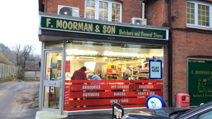 Moorman's general store in Burley, New Forest.