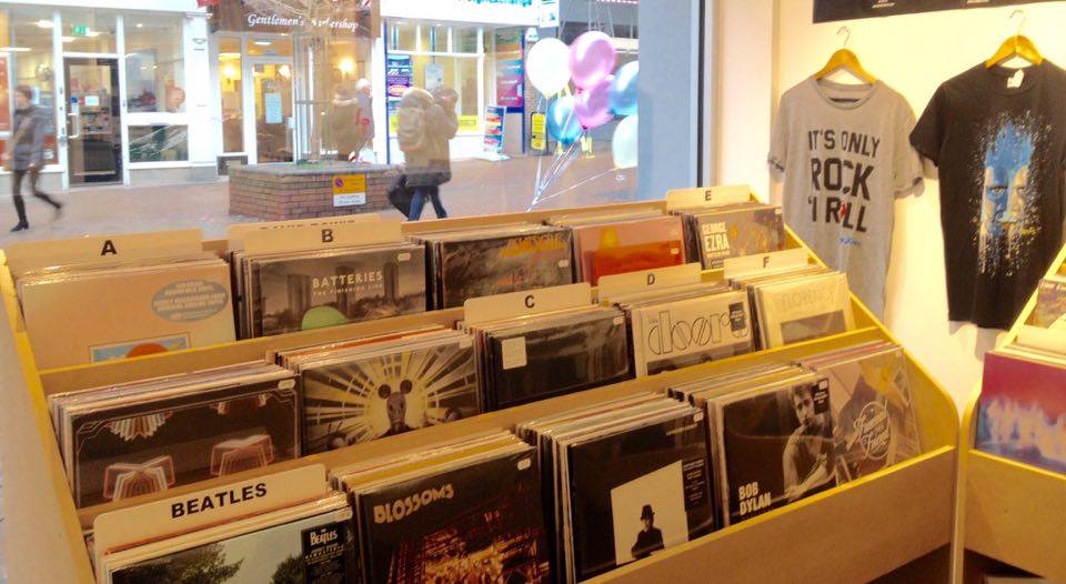 Selection of vinyl records