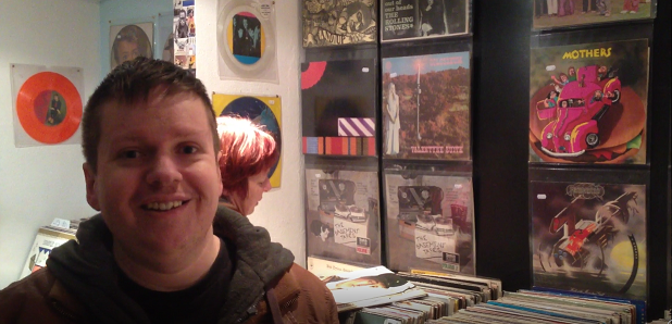 Record store owner Chris