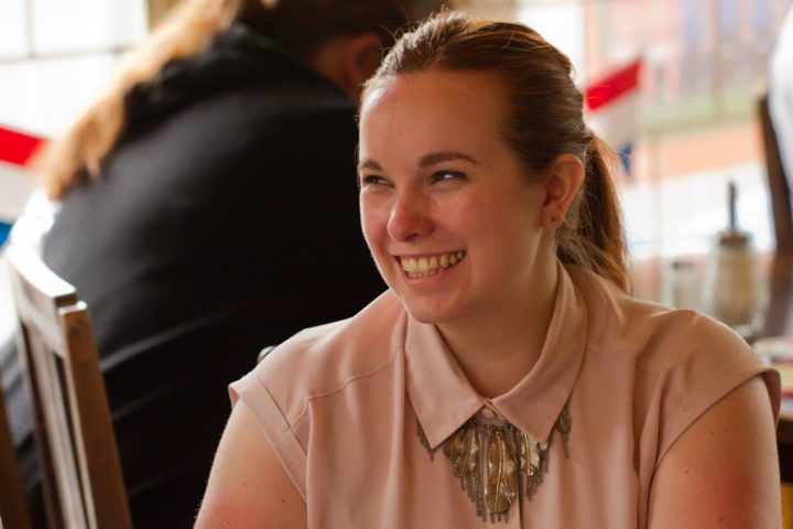 Picture of the co-founder of Coffee and Dice Jessica Hancock