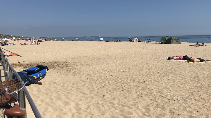 Bournemouth Beach the hottest place in the UK last Tuesday, according to the MET Office