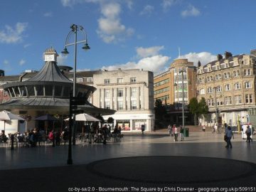 A photo of Bournemouth town center