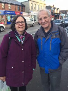 old couple pictured in winton high street