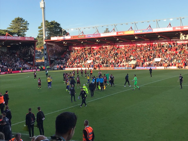 There was nothing to seperate the South Coast neighbours at the Vitality Stadium