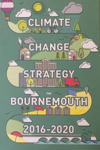 front page of Bournemouth Council's main plan for climate change