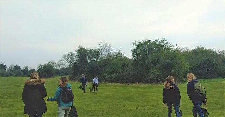 The Bee safari is in full swing as locals and the Bumblebee Conservation Trust head off to find and examine some bees.