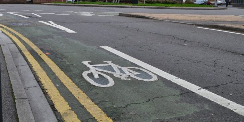 Cycle Lane on Madeira Roundabout