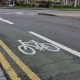 Cycle Lane on Madeira Roundabout