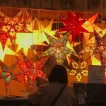 Photo of a craft stall at the Christmas market