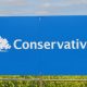 Conservative sign for featured image