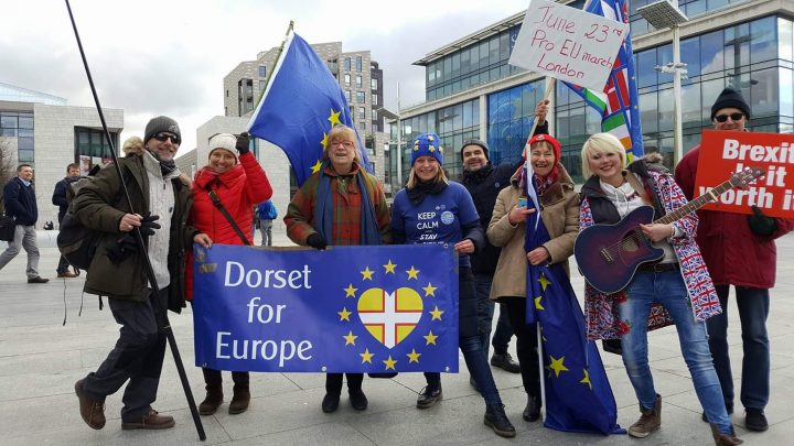 Dorset for Europe protesters at London demonstration attended by over one million people