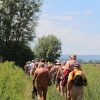 Photo of a group of naked hikers. Credit: British Naturism