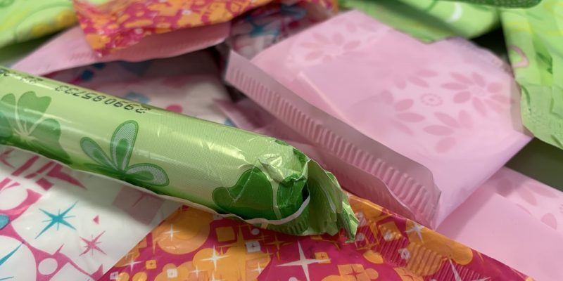 Tampons, sanitary towels, and panty liners. This range will be available to girls at schools, free of charge, due to new government scheme.