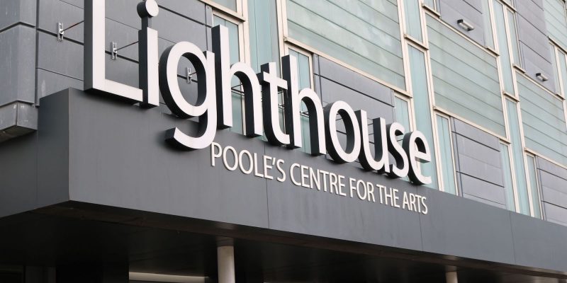 Photo of Lighthouse poole front entrance with logo