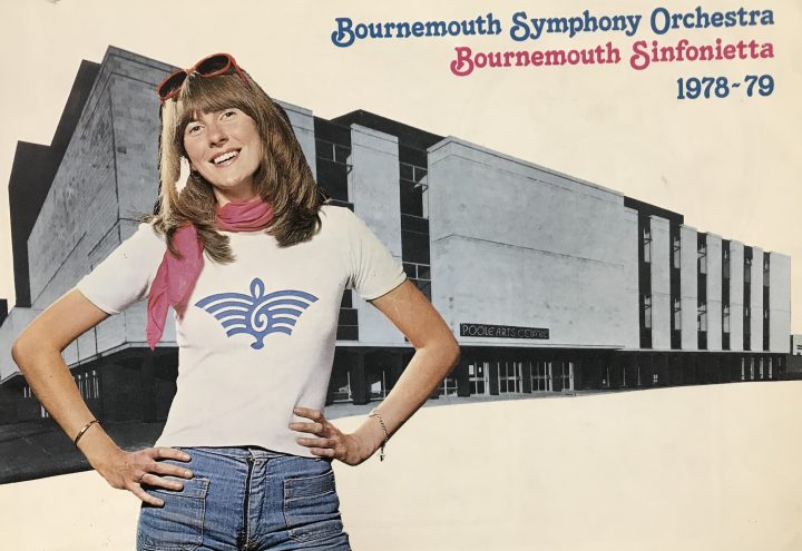 Photo of a postcard of Bournemouth Symphony Orchestra from 1978.