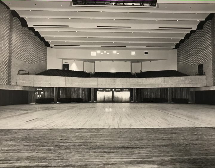 Photo of Wessex Hall inside Poole Arts Centre without any seating.
