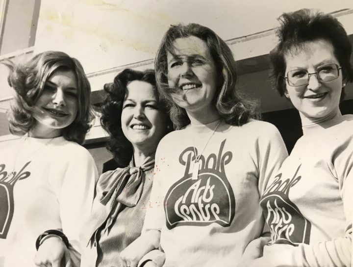 Photo of Poole Arts Centre staff in 1978