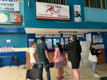 Travelbud teachers at San Jose Airport in Costa Rica