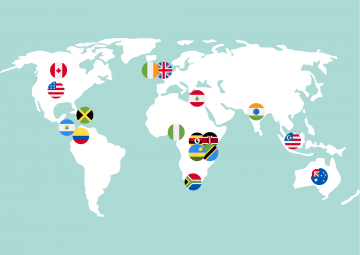 A map of countries that have abolished the tampon tax