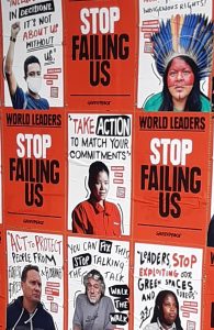 Greenpeace's 'Stop Failing Us' Message
