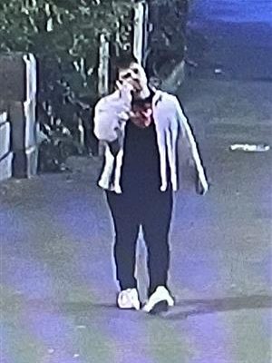 CCTV image of the suspect. Credit: Dorset Police