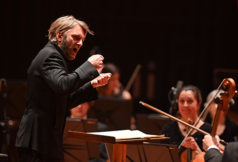BSO's conductor, Kirill Karabits. Photo credit: Mark Allen