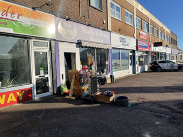 Staffie and Stray Rescue's old shop today in Kinson. Credit: Evie Coffey