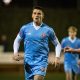 Will Fletcher of Poole Town in action in the Dorset Cup semi-final