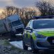 Lorry slipped off of a road near Dorchester