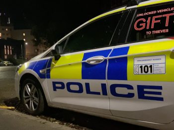 Police car on Madeira Road