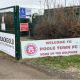 Welcome sign at Poole Town F.C.