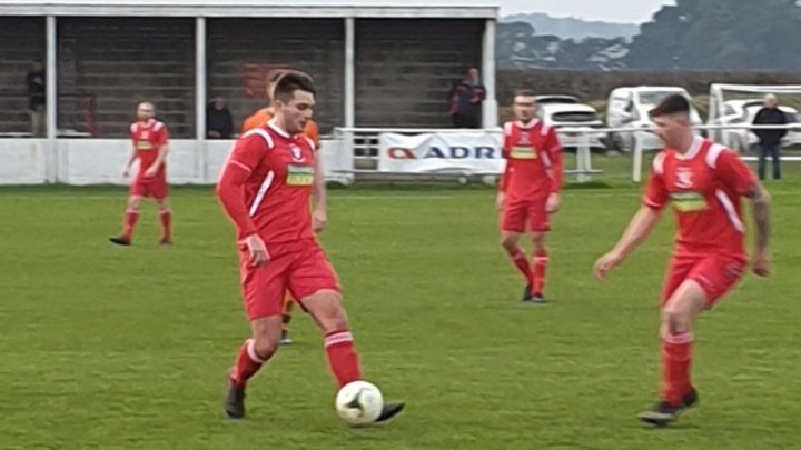 Ringwood player Harrison Clarke in action
