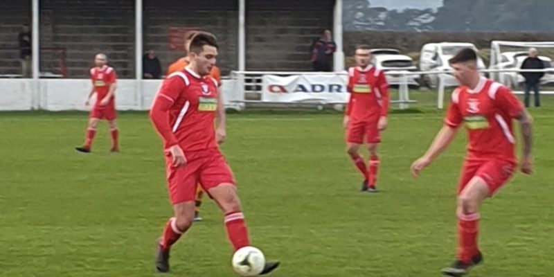 Ringwood player Harrison Clarke in action
