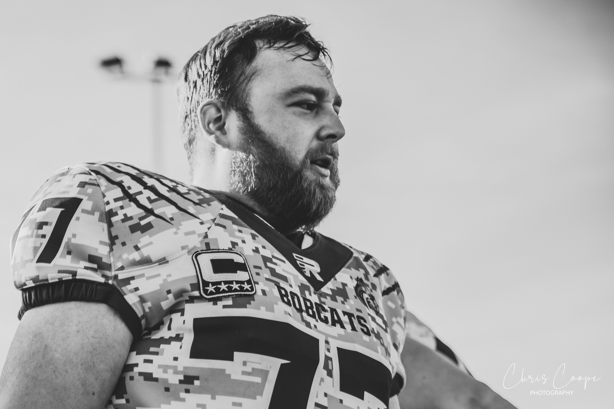 Aaron Taylor during the Bobcats' away game in Swansea