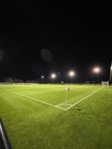 Wimborne Town's New Cuthbury under the lights