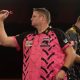 Scott Mitchell throwing a dart at the 2021 Ladbrokes Players Championship Finals.