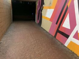 Photo of the underpass where the incident took place