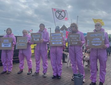 The Extinction Rebellion protest