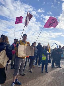 The Extinction Rebellion protest