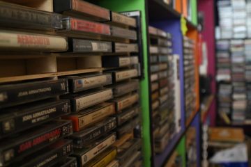 Cassettes shelf 