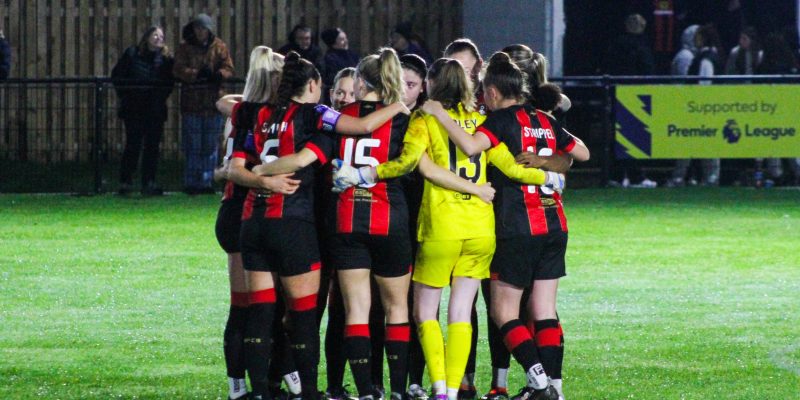 AFC Bournemouth Women huddled together