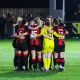 AFC Bournemouth Women huddled together