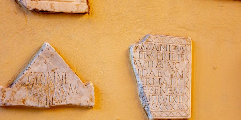 ancient roman tablets inscriptions